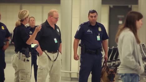 Drogenschnüffelhunde-Werden-Von-Der-US-Zoll--Und-Grenzpolizei-Ausgebildet