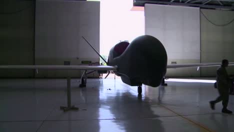 A-Rq4-Surveillance-Drone-Is-Revealed-In-A-Military-Hangar