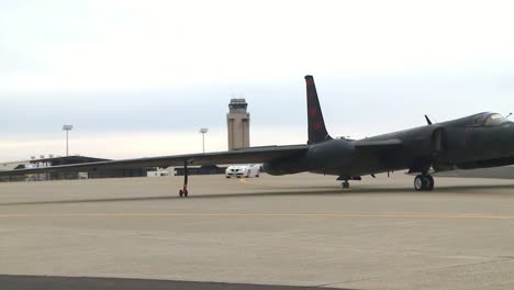 A-U2-Spy-Plane-Prepares-For-Takeoff-At-Beale-Air-Force-Base