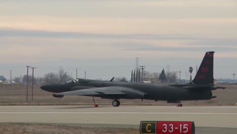 A-U2-Spy-Plane-Takes-Off-At-Beale-Air-Force-Base