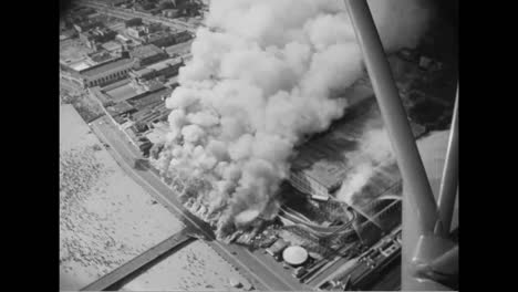 A-Fire-Causes-Major-Damage-At-Coney-Island-In-1939