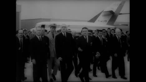 President-De-Gaulle-Attends-A-French-Air-Show-In-1963
