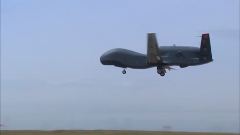 An-Rq4-Surveillance-Drone-Lands-On-A-Runway