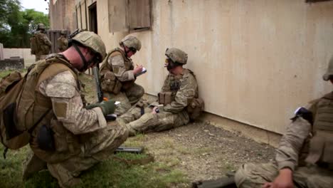 Us-Marines-On-Patrol-Through-A-Simulated-Arab-Village-And-Are-Attacked-1