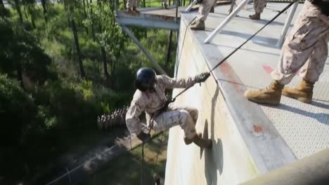Marines-In-Basic-Training-Compete-In-Various-Workout-Drills-Including-Rappelling-1