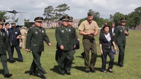 Chinese-Minister-Of-Defense-Liang-Guanglie-Visits-Camp-Lejeune-Nc