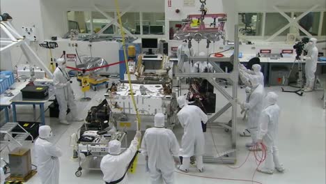 Nasa-Scientists-Work-In-The-Lab-To-Build-The-Mars-Rover