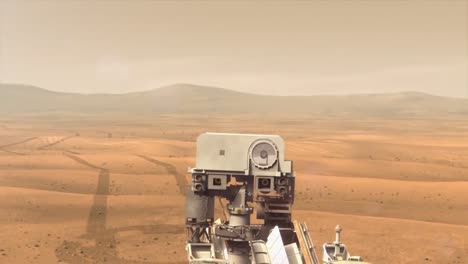 Nasa-Animation-Of-The-Curiosity-Rover-On-The-Surface-Of-Mars