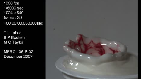 A-Forensics-Crime-Lab-Studies-A-Slow-Motion-Blood-Drop-Falling-Into-Milk