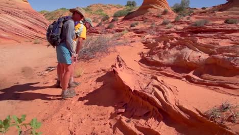 Hikers-Explore-The-Paria-Canyon-Wilderness-Of-Arizona