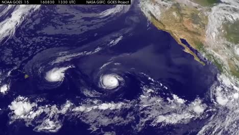 Satellite-Tracking-Of-A-Tropical-Storm-Over-The-Pacific-Ocean