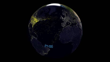Eine-Animierte-Globale-Visualisierung-Zeigt-Den-Flugverkehr-In-Einem-Riesigen-Gebiet-über-Einen-Zeitraum-Von-24-Stunden