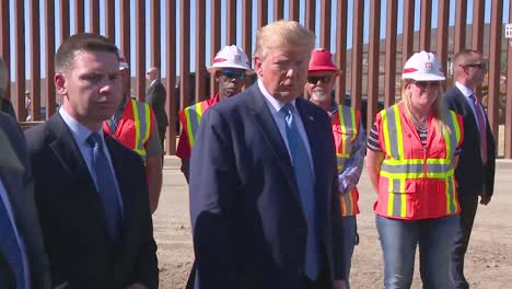 Us-President-Donald-Trump-Speaks-To-The-Press-From-The-Us-Mexico-Border-Wall-About-Homeless-Crisis-In-Los-Angeles-And-San-Francisco