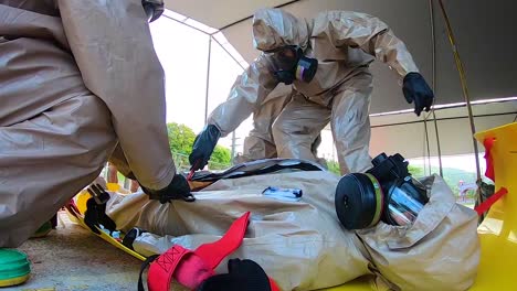 A-Chemical-Spill-Or-Poison-Gas-Attack-Hazmat-Simulation-Is-Conducted-By-Us-Army-Personnel-1