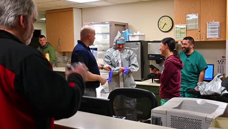 National-Guard-Troops-From-West-Virginia-Chemical-Biological-Radiological-Nuclear-And-High-Yield-Explosive-Battalion-Assist-In-Coronavirus-Covid19-Readiness-At-Cabell-Huntington-Hospital