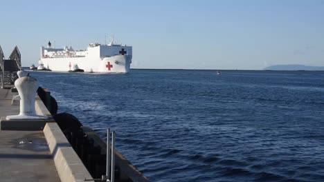 Us-Navy-Hospital-Ship-Mercy-Arrives-In-Los-Angeles-To-Fight-The-Coronavirus-Covid19-Virus-Outbreak