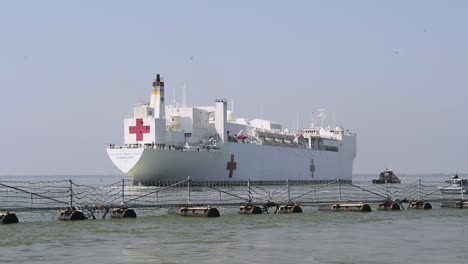 Us-Navy-Hospital-Ship-Comfort-Docked-In-New-York-Harbor-To-Fight-The-Coronavirus-Covid19-Virus-Outbreak-3