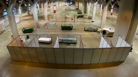 Good-Time-Lapse-Of-An-Emergency-Hospital-Constructed-At-Mccormick-Convention-Center-In-Chicago-During-Coronavirus-Covid19-Emergency-Outbreak-Epidemic