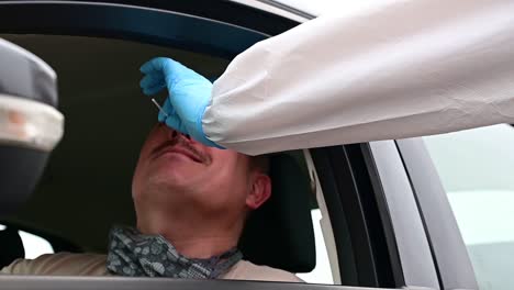 Covid19-Coronavirus-Patients-Are-Tested-At-A-Drive-Thru-Clinic-By-National-Guard-Of-Tennessee-4