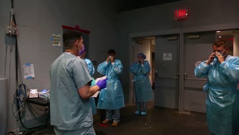 New-York-Coronavirus-Covid19-Intensive-Care-Doctors-And-Nurses-Prepare-At-The-Javits-Convention-Center-During-The-Pandemic-Epidemic-Outbreak
