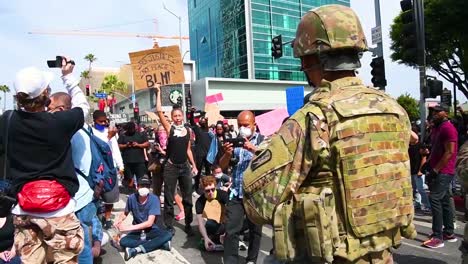 2020-Riot-Troops-From-California-National-Guard-Provide-Security-During-The-Demonstrations-In-Los-Angeles-Over-George-Floyd-Killing-2