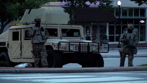 National-Guard-Troops-Oversee-Civil-Unrest-In-Raleigh-North-Carolina-During-The-George-Floyd-Black-Lives-Matter-Protests-2