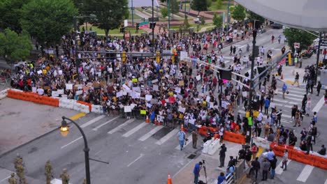 Massive-Street-Civil-Unrest-Protests-Break-Out-In-Atlanta-During-The-George-Floyd-Black-Lives-Matter-Protests