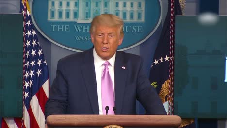 Us-President-Donald-Trump-Addresses-The-Press-About-Convalescent-Plasma-And-Claims-The-Fda-Doesnt-Want-To-Rush-Things-To-Harm-Him-In-The-Election
