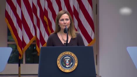 Supreme-Court-Justice-Nominee-Amy-Coney-Barrett-Speaks-In-The-White-House-Rose-Garden-Which-Became-A-Covid-19-Coronavirus-Superspreader-Event-1