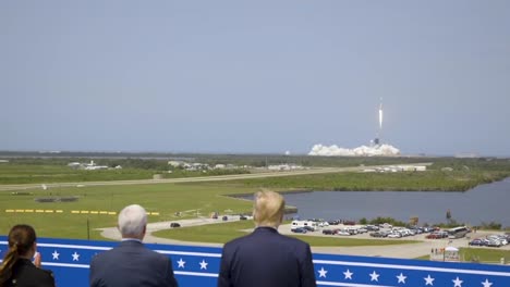 President-Trump-At-the-Kennedy-Space-Center-And-the-Spacex-Manned-Demo-2-Mission