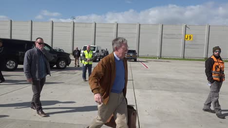 Us-National-Security-Advisor-John-Bolton-Boards-A-Government-Plane-And-Departs-From-Lod-Isreal