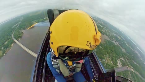 A-View-From-the-Cockpit-Of-the-Us-Navy-Flight-Demonstration-Squadron-the-Blue-Angels-In-Action-1