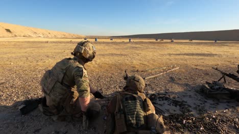 Us-Army-Infantrymen-And-Norwegian-Soldiers-Conduct-A-Joint-Live-Fire-Exercise-At-Al-Asad-Air-Base-In-Iraq-3