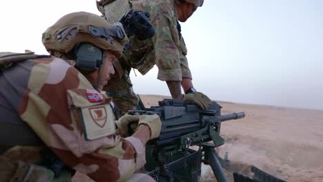 Coalition-Members-Conduct-A-Mark-19-40Mm-Grenade-Machine-Gun-Live-Fire-Exercise-At-El-Asad-Air-Base-Iraq