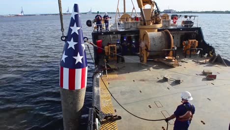 Us-Coast-Guard-Crew-Sets-the-Francis-Scott-Key-Memorial-Buoy-Where-He-Wrote-the-National-Anthem-Baltimore-1