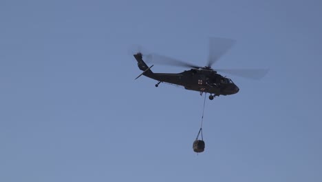 Us-Marines-Wearing-Protective-Gear-Conduct-External-Lifts-With-Medevac-Black-Hawk-Helicopters-California