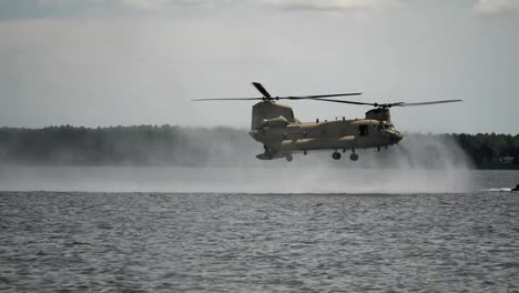Florida-National-Guard-Soldiers-Helocast-In-Kingsley-Lake-From-A-Ch47-Chinook-Helicopter-At-Camp-Blanding-1