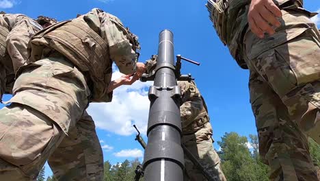 Us-Army-Paratroopers-Assigned-To-173Rd-Airborne-Brigade-Conduct-Mortar-Training-Field-Exercises-Grafenwoehr-Germany