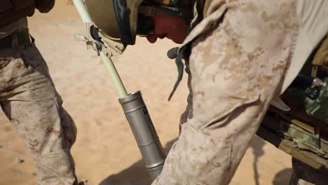 2Nd-Battalion-Us-Marines-And-United-Arab-Emirates-Soldiers-Fire-60Mm-Mortars-During-Falcon-Sentry-Exercise-1