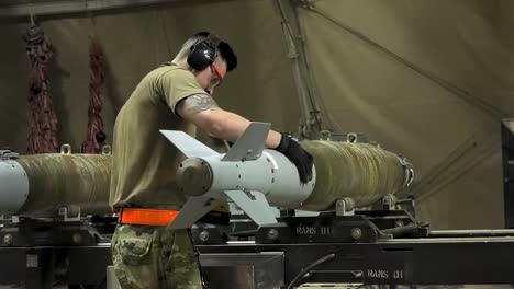 Us-Air-Force-Airmen-Of-332-Aew-Ammo-Shop-Assemble-Weapons-And-Munitions-For-A-Bombing-Mission-6