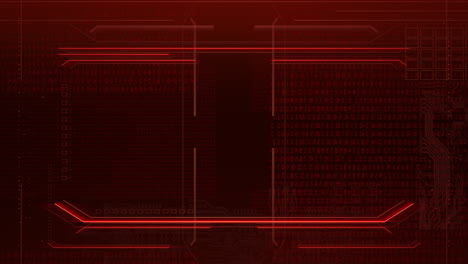 Cyberpunk-animation-background-with-computer-matrix-numbers-and-grid-3