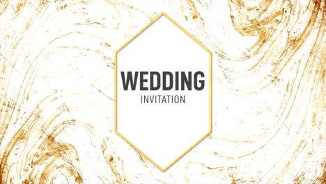 Motion-abstract-gold-splashes-and-text-Wedding-Invitation-colourful-grunge-background