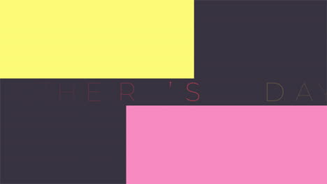 Animation-text-Mothers-Day-on-black-fashion-and-minimalism-background-with-geometric-squares