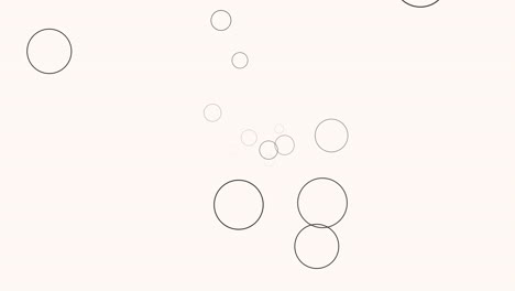 Motion-and-fly-geometric-black-and-white-circles-abstract-background