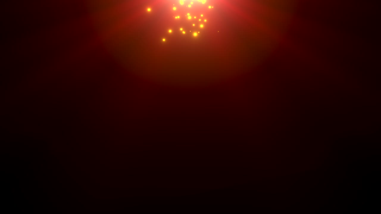 Premium stock video Motion gold particles and stars in galaxy