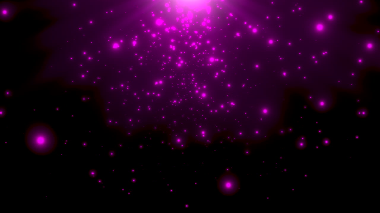 Premium stock video - Motion purple particles and stars in galaxy ...