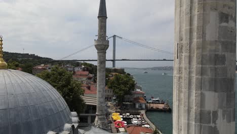 Beylerbeyi-Mosque-Minaret-Aerial-Drone