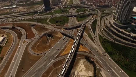 Aerial-Drone-Timelapse-Intersection-Traffic