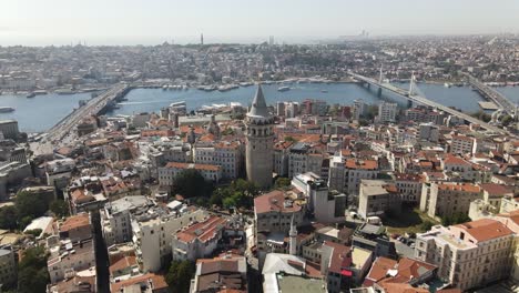 Luftdrohne-Galata-Turm-Istanbul