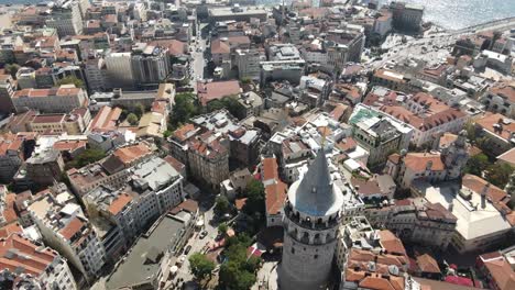Drone-Flying-Galata-Tower-Istanbul